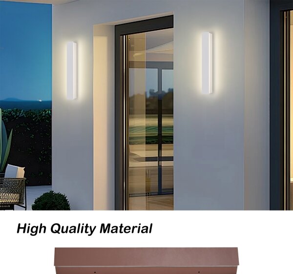 Brilagi - Applique da esterno LINEAR LED/8W/230V 3000K IP65 30 cm bianco CRI 90