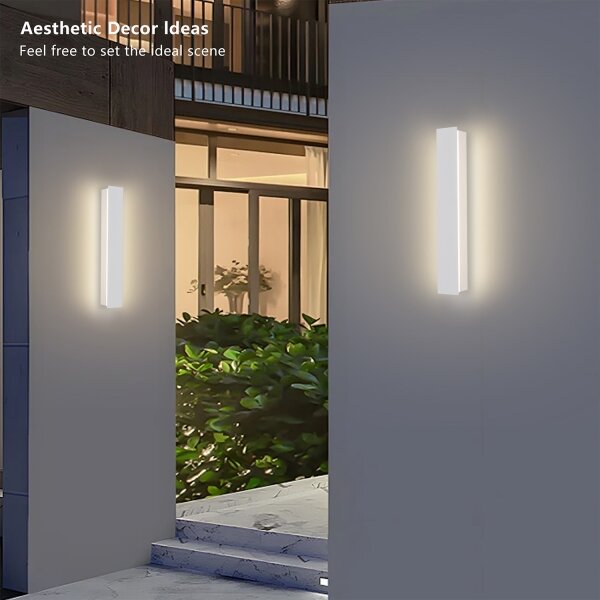 Brilagi - Applique da esterno LINEAR LED/8W/230V 3000K IP65 30 cm bianco CRI 90