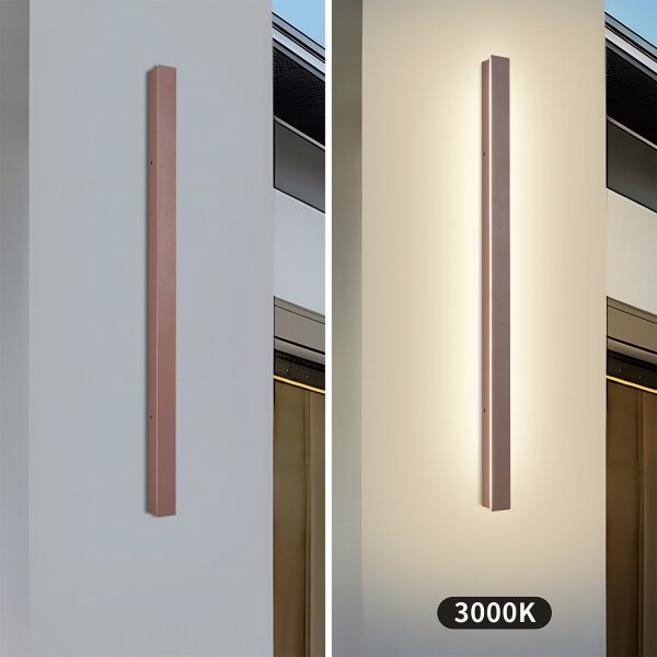 Brilagi-LED Applique da esterno LINEAR LED/22W/230V 3000K IP65 100 cm marrone CRI 90