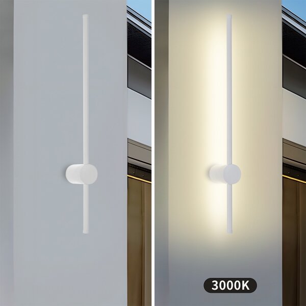Brilagi - Applique da esterno AURA LED/12W/230V 3000K IP54 65 cm bianco CRI 90
