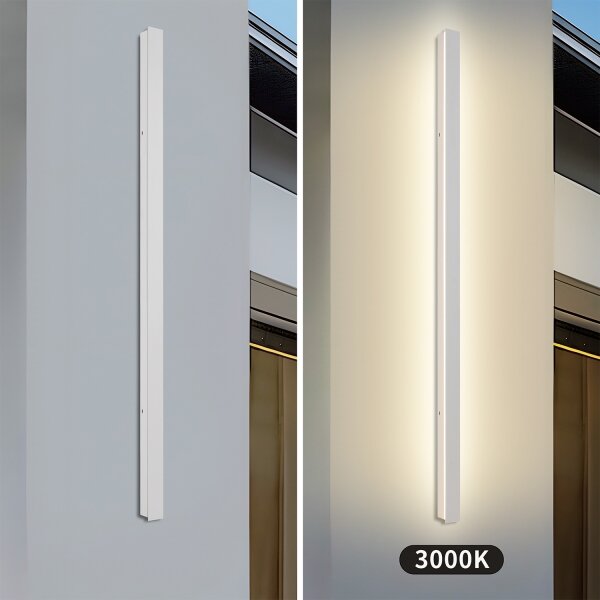 Brilagi - Lampada LED da parete per esterni LINEAR LED/32W/230V 3000K IP65 140 cm bianca CRI 90
