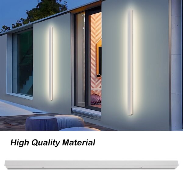 Brilagi - Lampada LED da parete per esterni LINEAR LED/32W/230V 3000K IP65 140 cm bianca CRI 90
