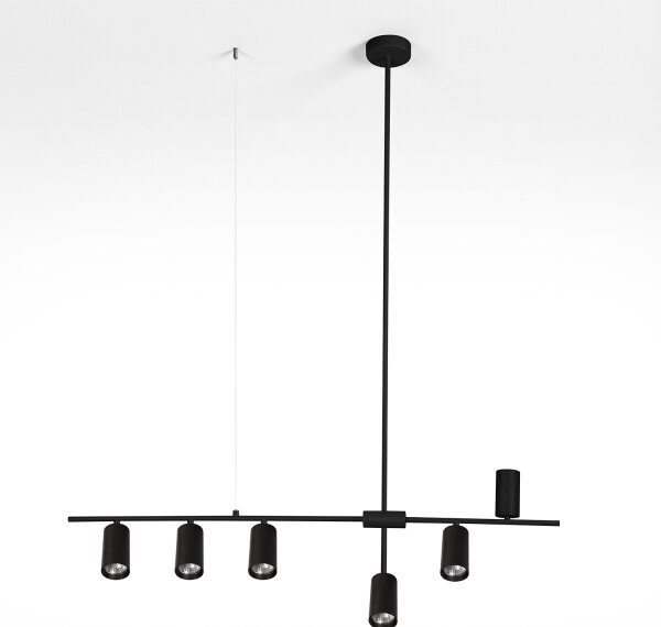 Brilagi - Lampadario a cavo CRANE 6xGU10/30W/230V nero