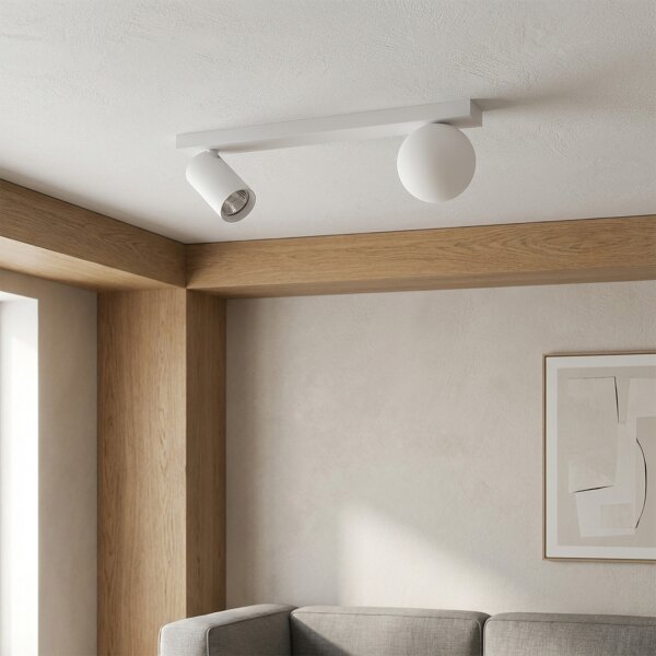 Brilagi - Faretto SELE BALL 1xGU10/30W/230V + 1xG9/10W bianco