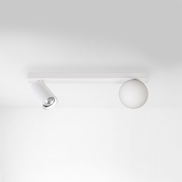 Brilagi - Faretto SELE BALL 1xGU10/30W/230V + 1xG9/10W bianco