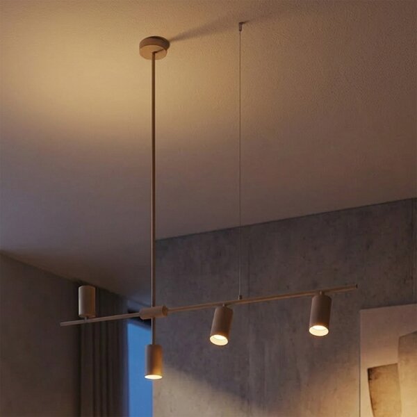 Brilagi - Lampadario a sospensione CRANE 4xGU10/30W/230V beige