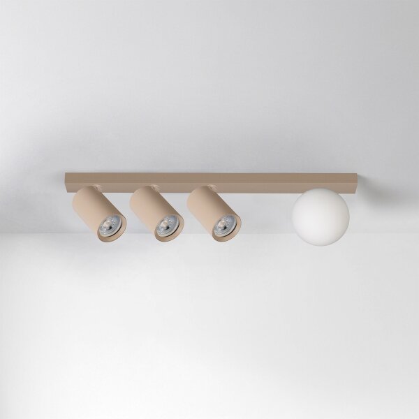 Brilagi - Faretto SELE BALL 3xGU10/30W/230V + 1xG9/10W colore beige