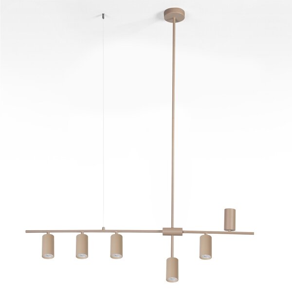 Brilagi - Lampadario a cavo CRANE 6xGU10/30W/230V beige
