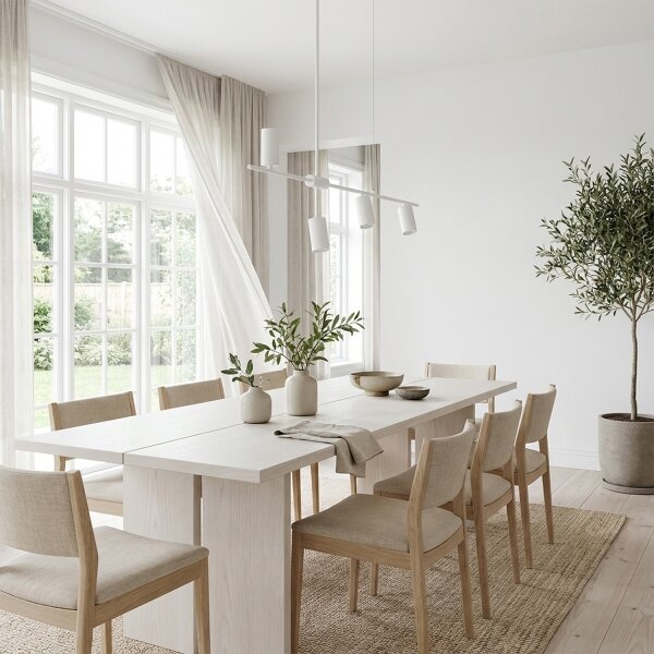 Brilagi - Lampadario sospeso CRANE 4xGU10/30W/230V bianco
