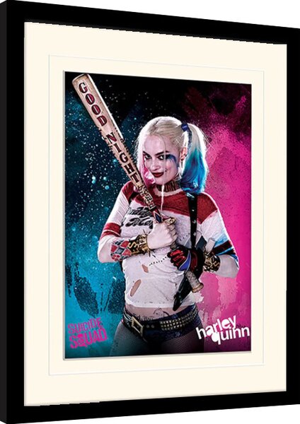 Quadro Suicide Squad - Harley Quinn, Poster Incorniciato