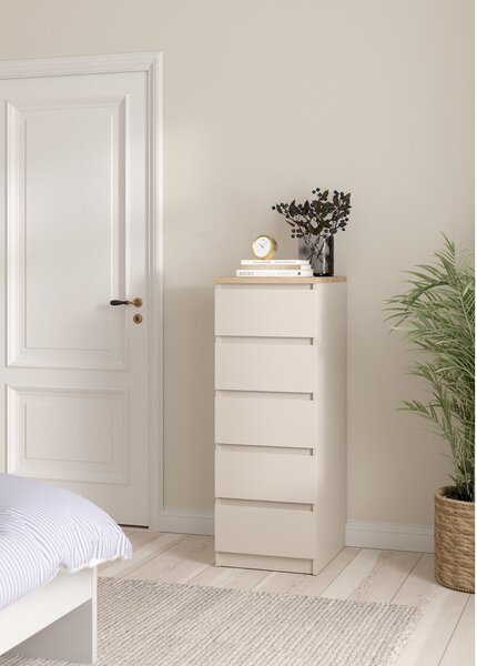 Credenza color crema 40x111x50 cm Naia – Tvilum