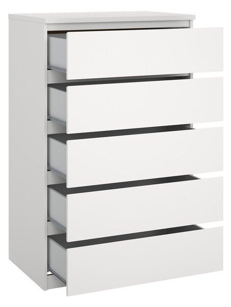 Cassettiera bianca 77x121x50 cm Naia – Tvilum
