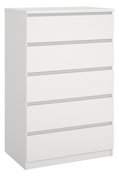 Cassettiera bianca 77x121x50 cm Naia – Tvilum
