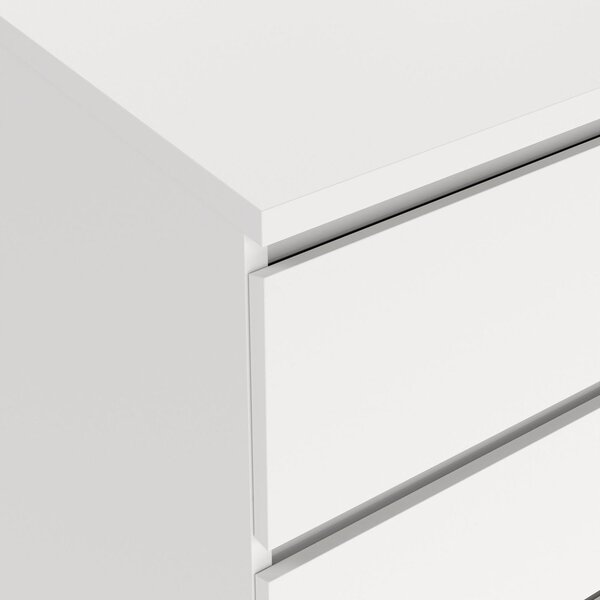 Cassettiera bianca 77x121x50 cm Naia – Tvilum
