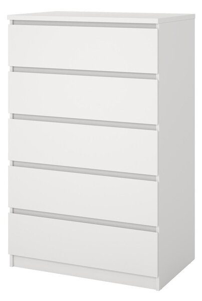 Cassettiera bianca 77x121x50 cm Naia – Tvilum