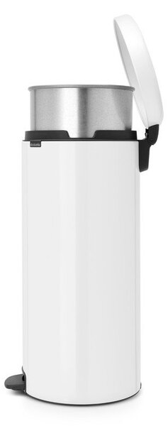 Cestino per la spazzatura bianco in acciaio con pedale 30 l NewIcon – Brabantia