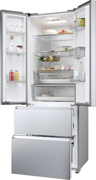 Haier Frigorifero Americano Side by Side Capacit 477 Litri Classe energetica E Raffreddamento No Frost colore Argento - HFR5720EWMG FD 70 Serie 5