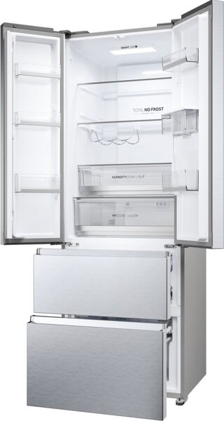 Haier Frigorifero Americano Side by Side Capacit 477 Litri Classe energetica E Raffreddamento No Frost colore Argento - HFR5720EWMG FD 70 Serie 5
