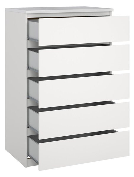Cassettiera bianca 77x121x50 cm Naia – Tvilum