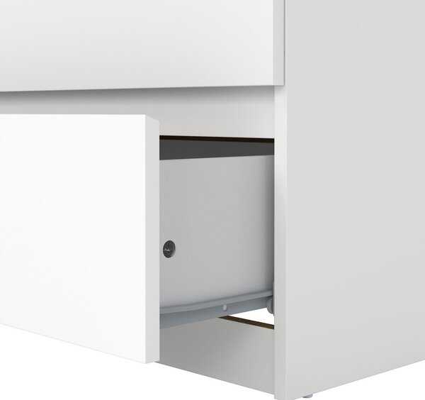 Cassettiera bianca 77x121x50 cm Naia – Tvilum