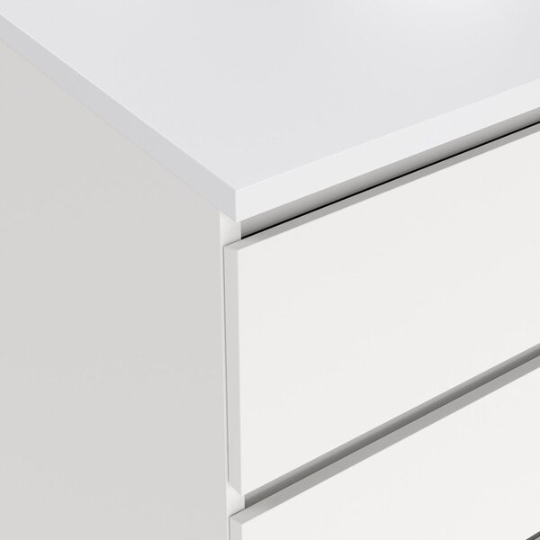 Cassettiera bianca 77x121x50 cm Naia – Tvilum