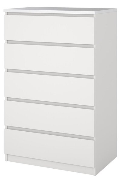 Cassettiera bianca 77x121x50 cm Naia – Tvilum