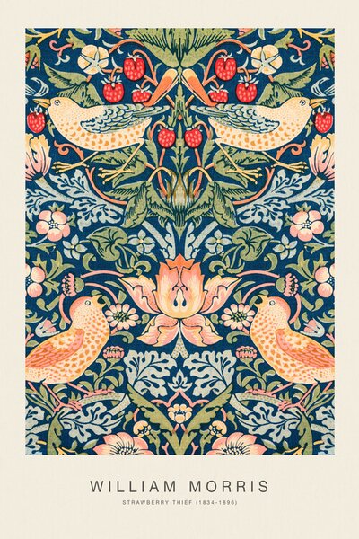 Riproduzione Strawberry Thief Special Edition Classic Vintage Pattern - William Morris