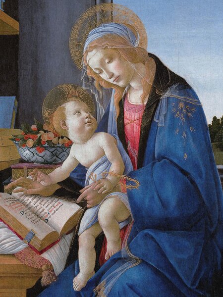 Riproduzione The Madonna The Book, Sandro Botticelli