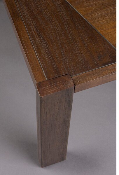 Tavolino da salotto colore naturale scuro in legno massiccio 60x120 cm Bruneau – Dutchbone