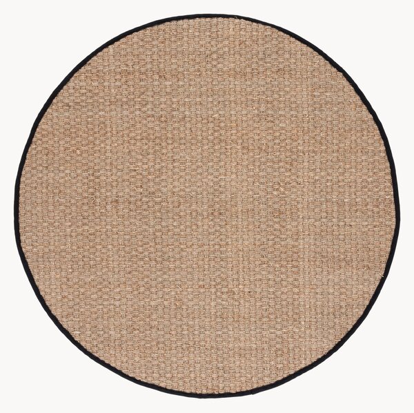 Tappeto rotondo in erba marina a pelo corto Natural Fibers