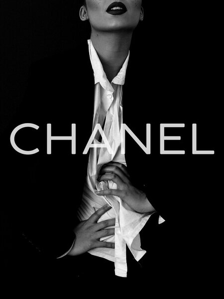 Illustrazione Chanel model, Finlay & Noa, (30 x 40 cm)