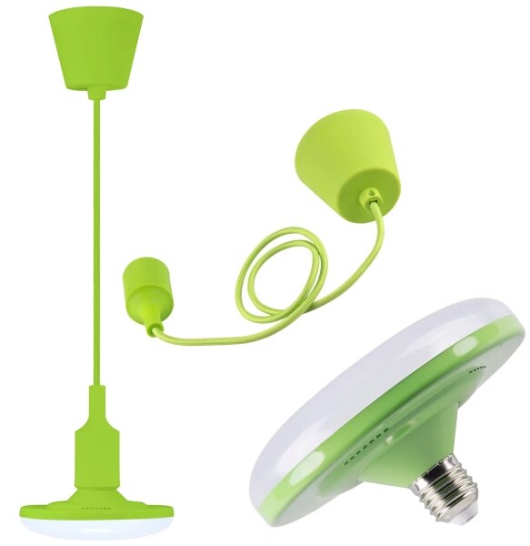 LED Lampada a sospensione KIKI 1xE27/10W/230V verde