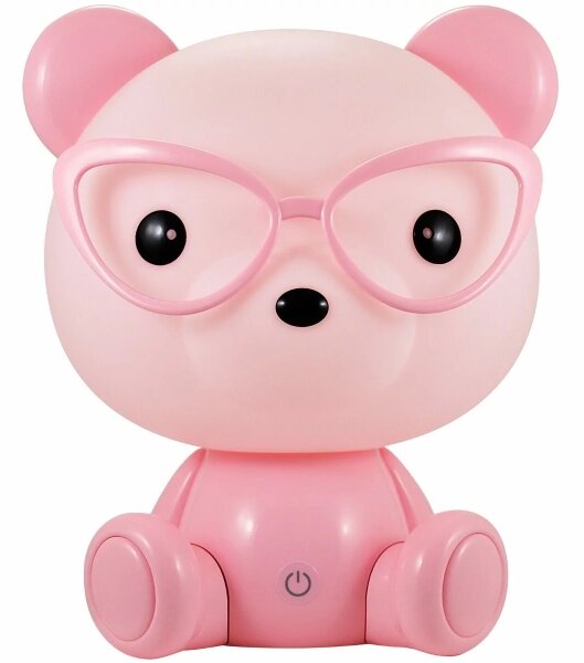 Lampada LED notturna per bambini dimmerabile LED/2,5W orso rosa