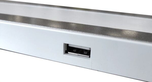 Lampada da tavolo LED dimmerabile con funzione Touch MADERA LED/7W/230V bianco
