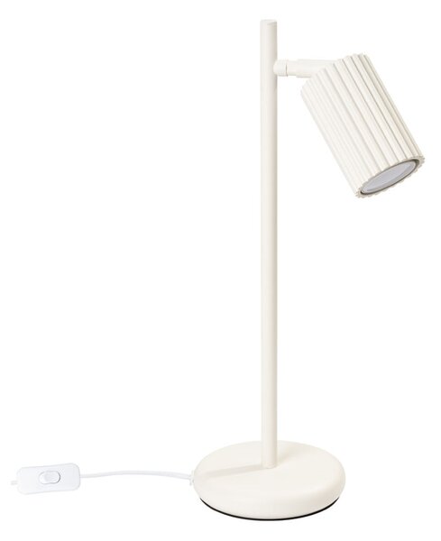 Lampada da tavolo color crema (altezza totale 43 cm) Gleam – Sollux