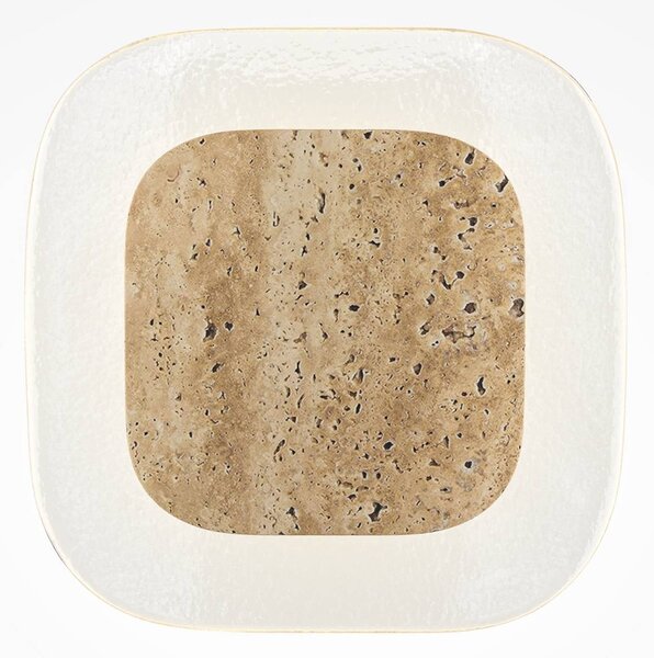 Maytoni Applique da parete a LED Tavo, Crema / Ambra, Soggiorno / Sala da pranzo, Vetro, Moderno, Applique a LED