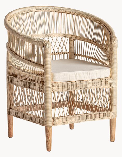 Poltrona in rattan Elna