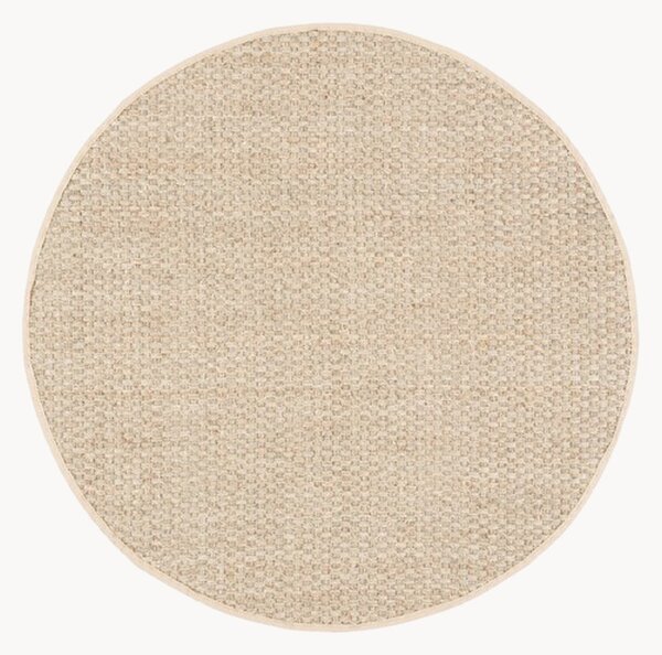 Tappeto rotondo in erba marina a pelo corto Natural Fibers