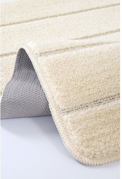 Set di tappetini per il bagno color crema 2 pz 50x80 cm Yeni Cizgli – Foutastic
