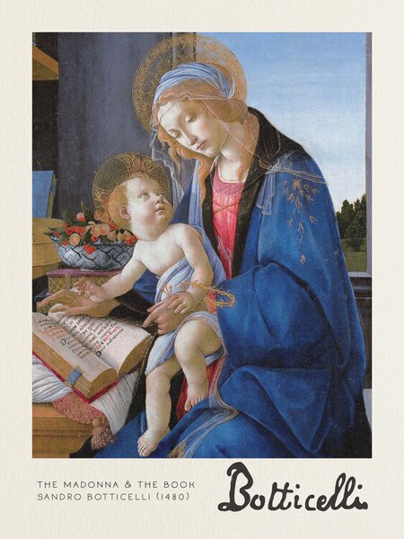 Riproduzione The Madonna The Book - Sandro Botticelli