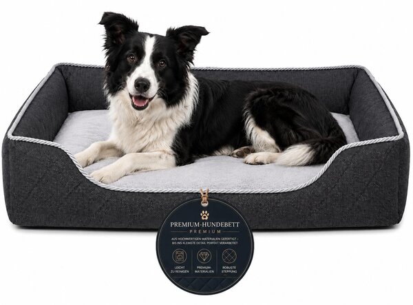 Divano per cane cuccia lavabile rivestimento sfoderabile tessuto da arredamento L 75x60 cm
