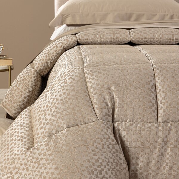 Trapunta MATRIMONIALE Melita TORTORA Raso Jacquard Caleffi