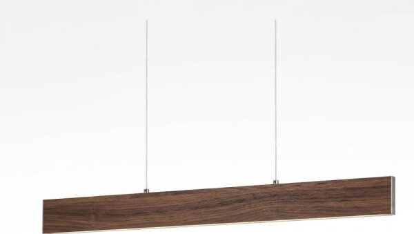 Eglo 39346 - Lampadario a sospensione con cavo CLIMENE LED/17W/230V + LED/4,2W noce