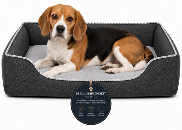 Divano per cane cuccia lavabile rivestimento sfoderabile tessuto da arredamento L 75x60 cm
