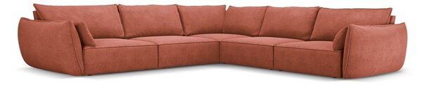 Divano angolare rosso (variabile) Vanda - Mazzini Sofas
