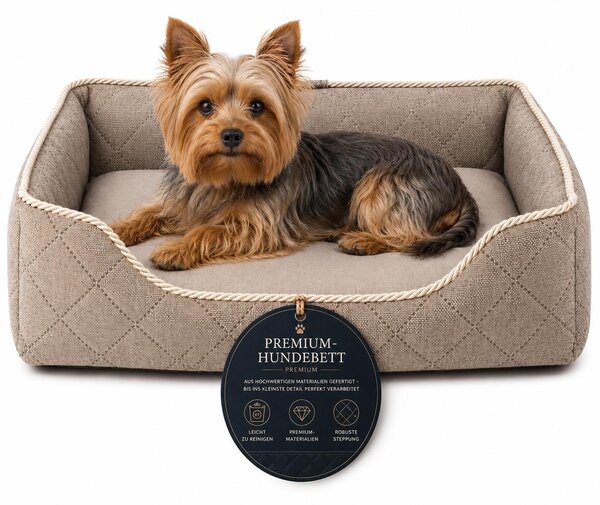Divano per cane cuccia lavabile rivestimento sfoderabile tessuto da arredamento S 55x45 cm
