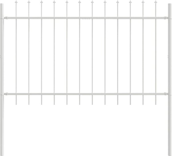 Recinzione per Giardino Woerden Bianco 1,7 x 1 m