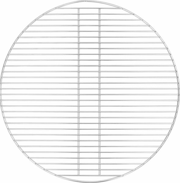 Griglia per barbecue Argento 57 x 57 cm Acciaio inossidabile