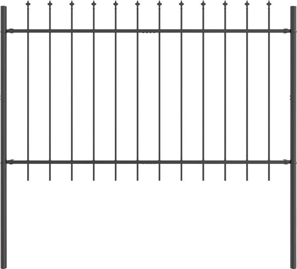 Recinzione per Giardino Woerden Grigio 1,7 x 0,8 m