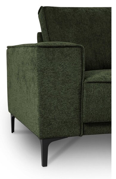 Divano verde con rivestimento in ciniglia 224 cm Copenhagen – Scandic